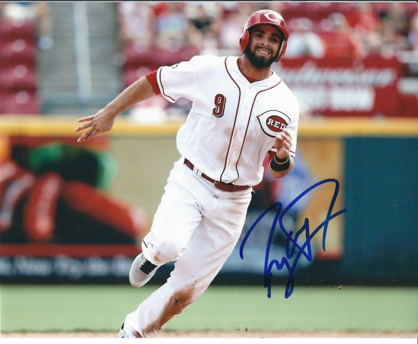 AUTOGRAPHED JOSE PERAZA 8X10 Cincinnati Reds Photo