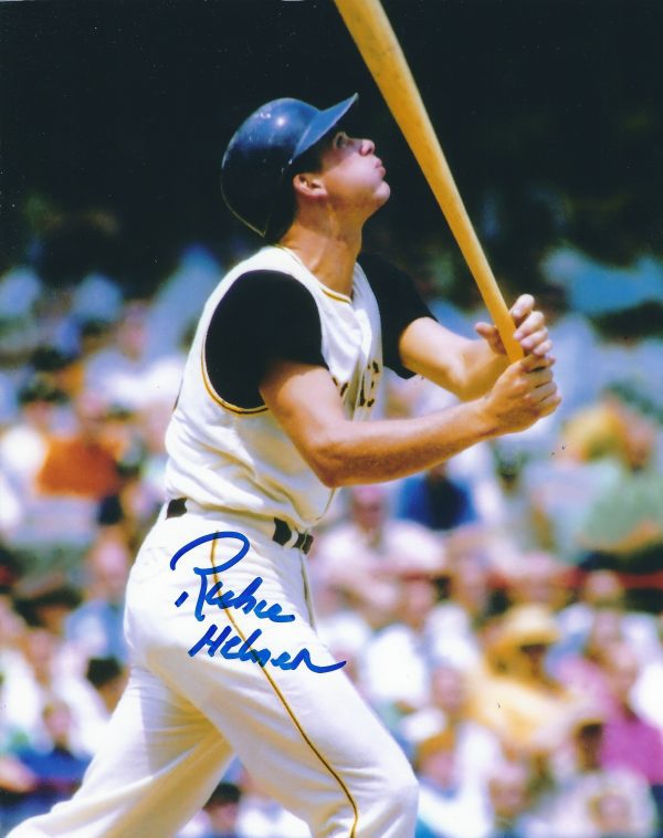 AUTOGRAPHED  RICHIE HEBNER 8X10 Pittsburgh Pirates Photo