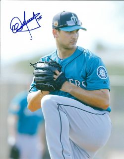 AUTOGRAPHED CHASE DE JONG 8X10 Seattle Mariners Photo