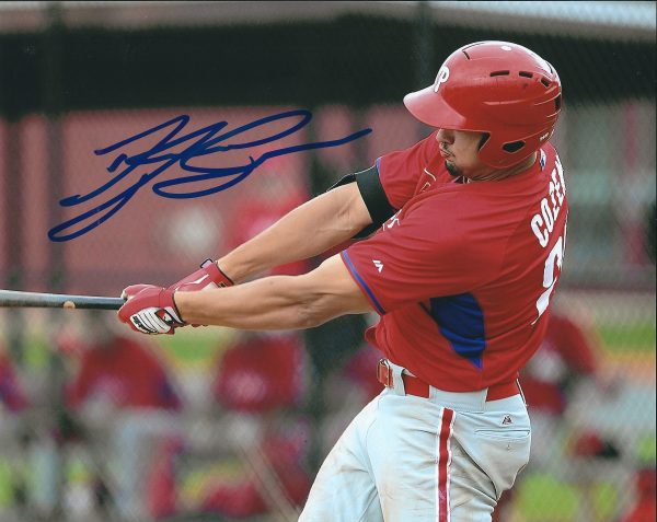 AUTOGRAPHED DYLAN COZENS 8X10 Philadelphia Phillies Photo