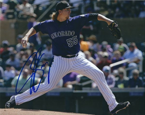 AUTOGRAPHED JON GRAY 8X10 Colorado Rockies Photo