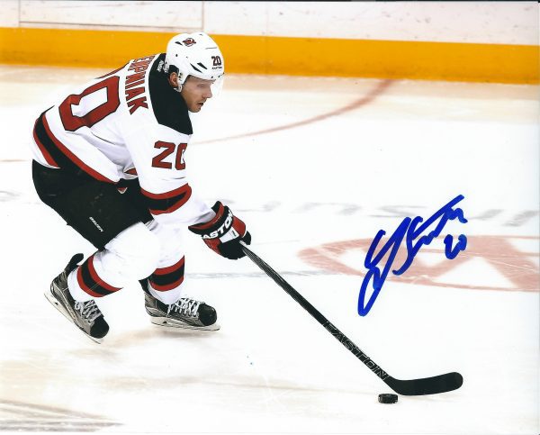 Autographed LEE STEMPNIAK 8X10 New Jersey Devils Photo