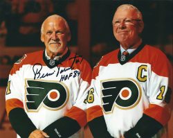 Autographed BERNIE PARENT 8X10 Philadelphia Flyers Photo