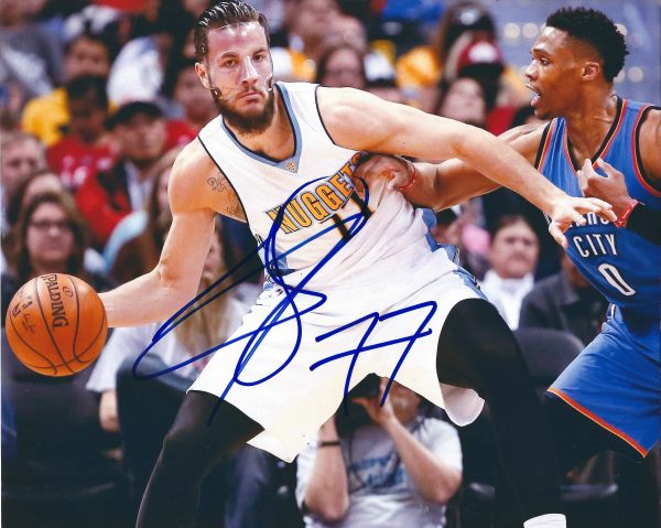 AUTOGRAPHED JOFFREY LAUVERGNE 8X10 Denver Nuggets Photo