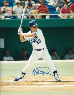 AUTOGRAPHED KEVIN SEITZER 8X10 Kansas City Royals Photo