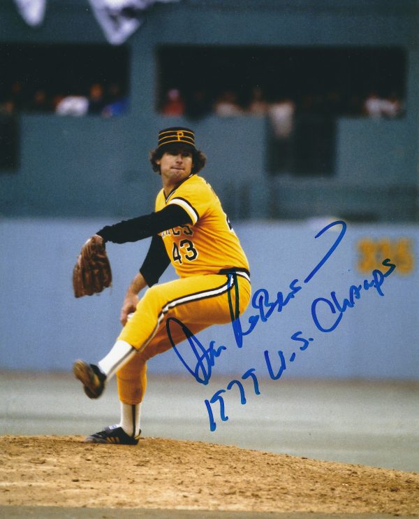 Autographed DON ROBINSON 8X10 Photo - Pittsburgh Pirates