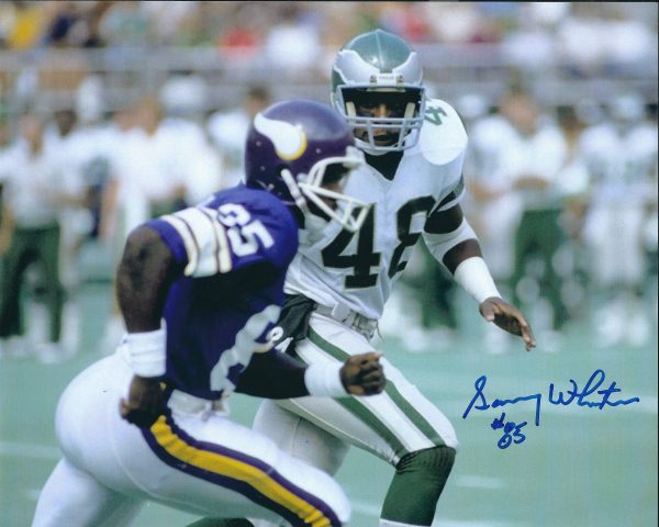 Autographed SAMMY WHITE  8X10 Minnesota Vikings Photo