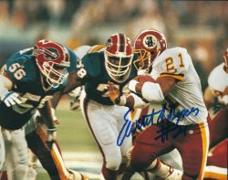 Autographed EARNEST BYNER 8x10 Washington Redskins Photo