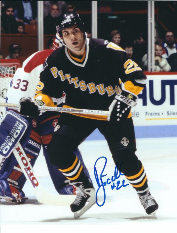 Autographed RICK TOCCHET 8x10 Pittsburgh Penguins Photo