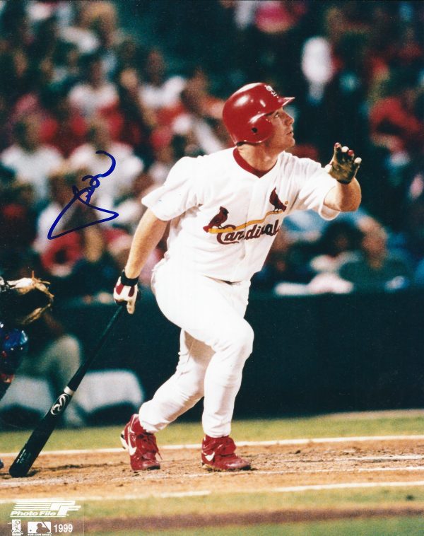 AUTOGRAPHED J. D. DREW 8x10 St. Louis Cardinals photo