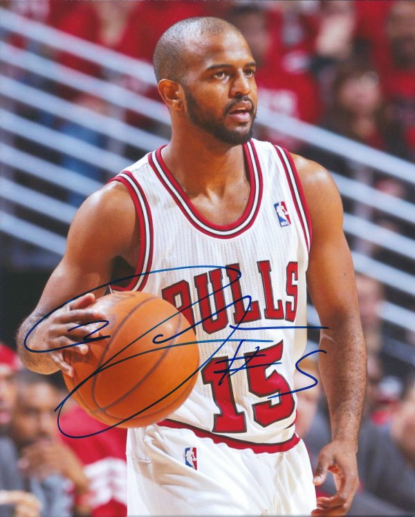 Autographed JOHN LUCAS 8x10 Chicago Bulls Photo