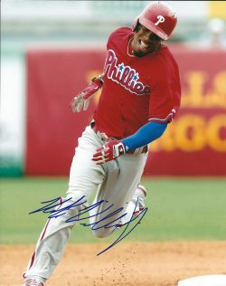 AUTOGRAPHED NICK WILLIAMS 8X10 Philadelphia Phillies Photo
