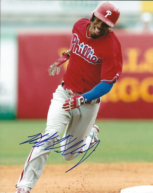 AUTOGRAPHED NICK WILLIAMS 8X10 Philadelphia Phillies Photo