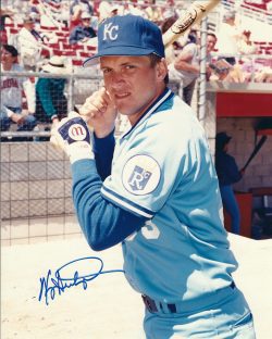 AUTOGRAPHED KEVIN SEITZER 8X10 Kansas City Royals Photo