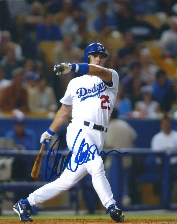 AUTOGRAPHED DAVE HANSEN  8x10 Los Angeles Dodgers photo