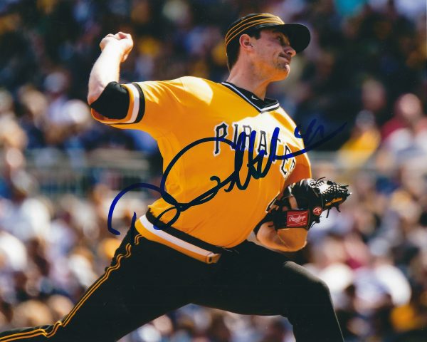 Autographed DANIEL HUDSON 8X10 Pittsburgh Pirates Photo