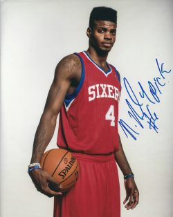 AUTOGRAPHED NERLENS NOEL 8x10 Philadelphia 76'ers photo
