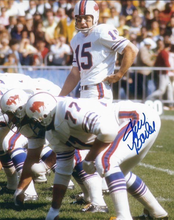 Autographed STEW BARBER 8X10 Buffalo Bills Photo