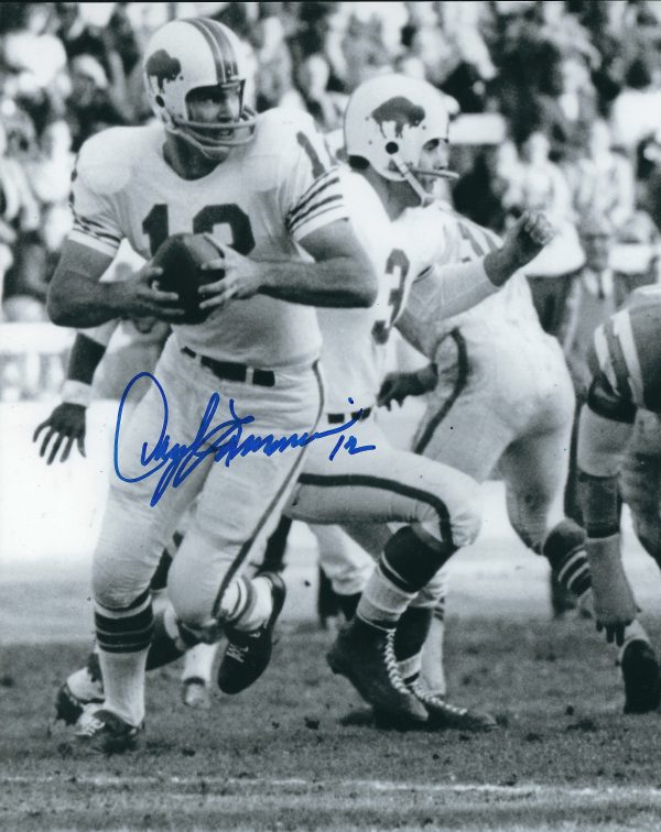 Autographed DARYLE LAMONICA 8X10 Buffalo Bills Photo