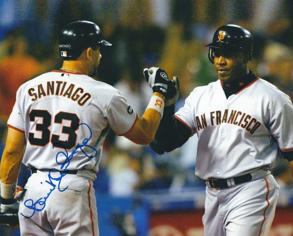 AUTOGRAPHED BENITO SANTIAGO 8X10 San Francisco Giants Photo