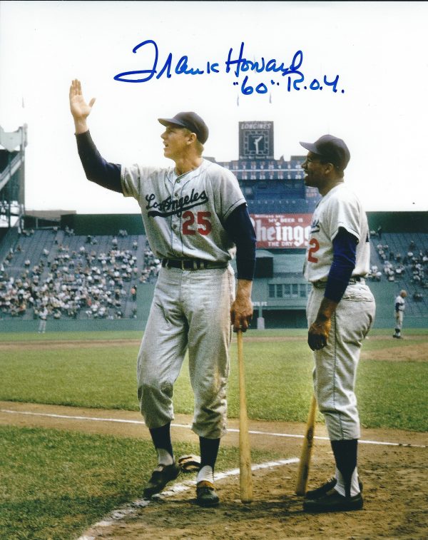 AUTOGRAPHED FRANK HOWARD 8x10 Los Angeles Dodgers photo