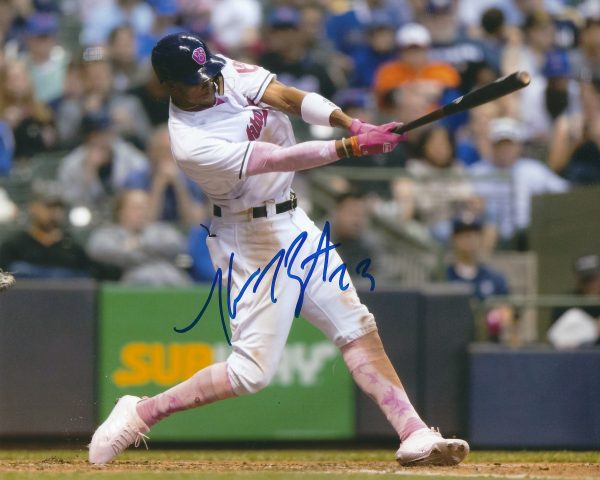AUTOGRAPHED  KEON BROXTON 8X10 Milwaukee Brewers Photo