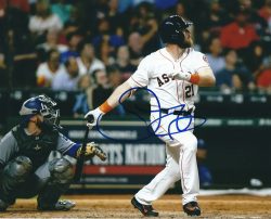 AUTOGRAPHED DEREK FISHER 8X10 Houston Astros Photo