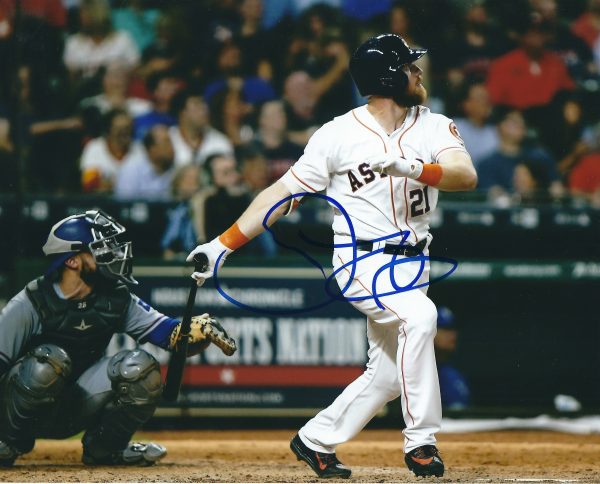 AUTOGRAPHED DEREK FISHER 8X10 Houston Astros Photo