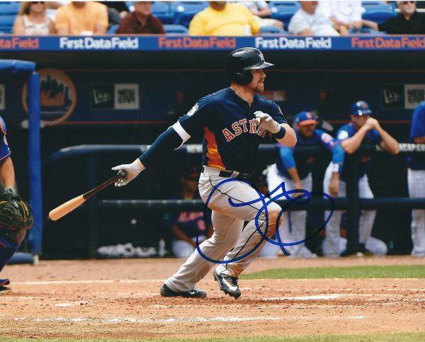 AUTOGRAPHED DEREK FISHER 8X10 Houston Astros Photo