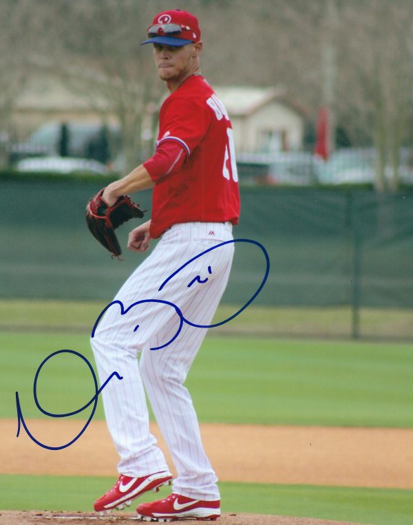 AUTOGRAPHED CLAY BUCHHOLZ 8X10 Philadelphia Phillies Photo