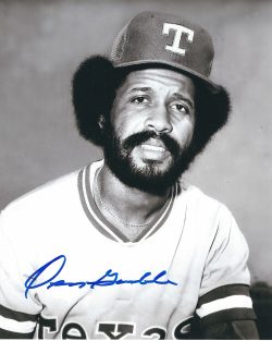 AUTOGRAPHED OSCAR GAMBLE 8X10 Texas Rangers Photo