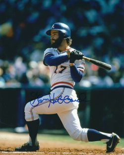 AUTOGRAPHED GLENN HUBBARD 8X10 Atlanta Braves photo