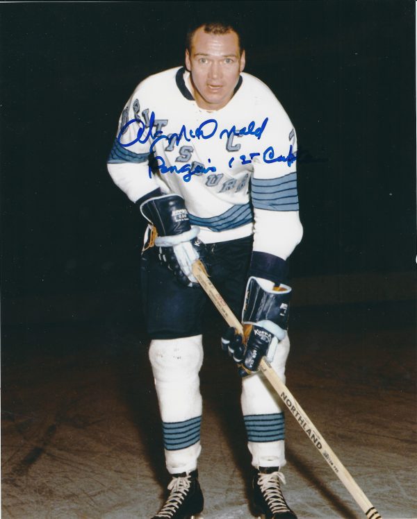 Autographed AB MCDONALD 8x10 Pittsburgh Penguins Photo