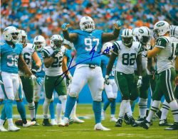 Autographed JORDAN PHILLIPS 8X10 Miami Dolphins  photo