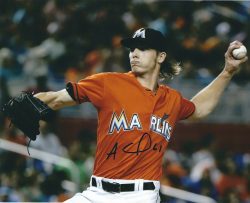 AUTOGRAPHED ADAM CONLEY 8X10 Miami Marlins Photo