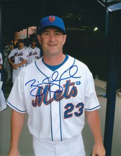 AUTOGRAPHED BRIAN SCHNEIDER 8x10 New York Mets photo