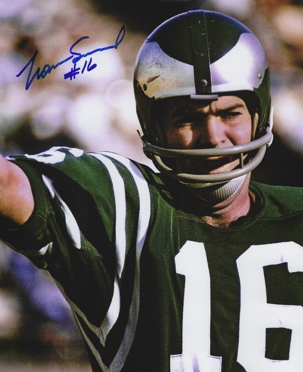 Autographed Norm Snead Philadelphia Eagles 8x10 photo with COA