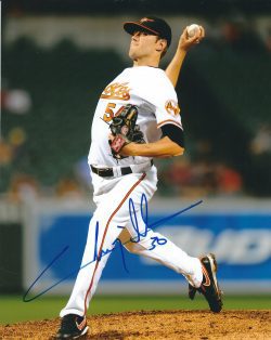AUTOGRAPHED CHRIS TILLMAN 8X10 Baltimore Orioles Photo