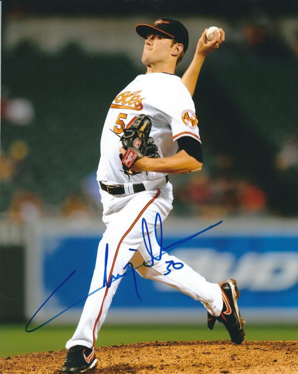 AUTOGRAPHED CHRIS TILLMAN 8X10 Baltimore Orioles Photo