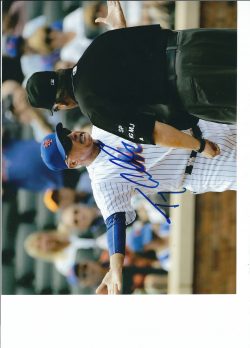 AUTOGRAPHED TERRY COLLINS 8X10 New York Mets photo
