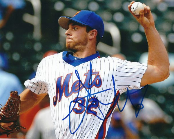 Autographed STEVEN MATZ 8X10 New York Mets  photo