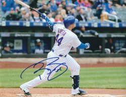AUTOGRAPHED RENE RIVERA 8X10 New York Mets photo