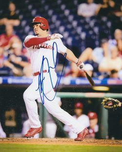 AUTOGRAPHED JORGE ALFARO 8X10 Philadelphia Phillies Photo