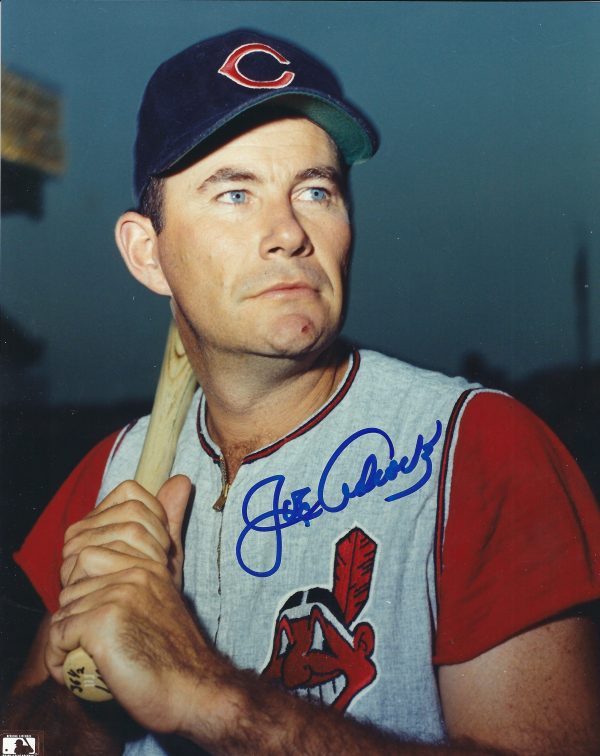 AUTOGRAPHED JOE ADCOCK 8X10 Cleveland Indians Photo