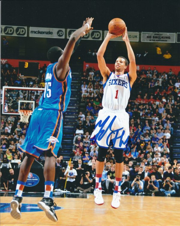 AUTOGRAPHED MICHAEL CARTER-WILLIAMS 8X10 Philadelphia 76'ers photo