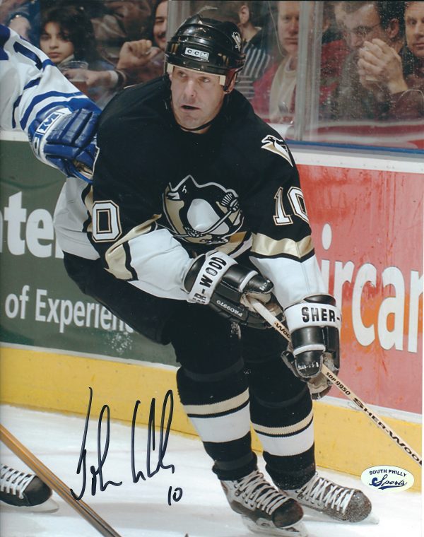 Autographed JOHN LECLAIR 8x10 Pittsburgh Penguins Photo