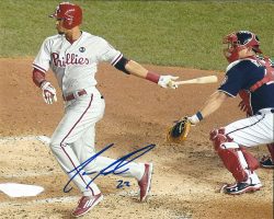 AUTOGRAPHED AARON ALTHERR 8X10 Philadelphia Phillies Photo
