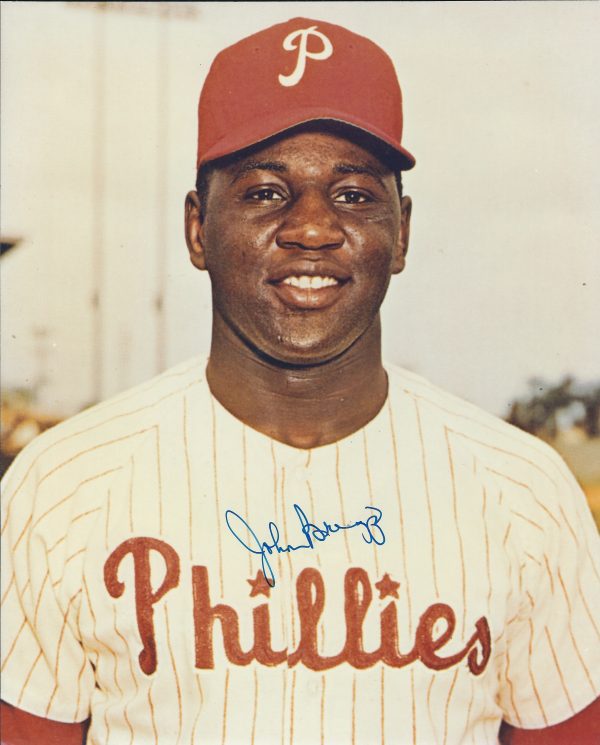 AUTOGRAPHED JOHNNY BRIGGS 8X10 Philadelphia Phillies Photo