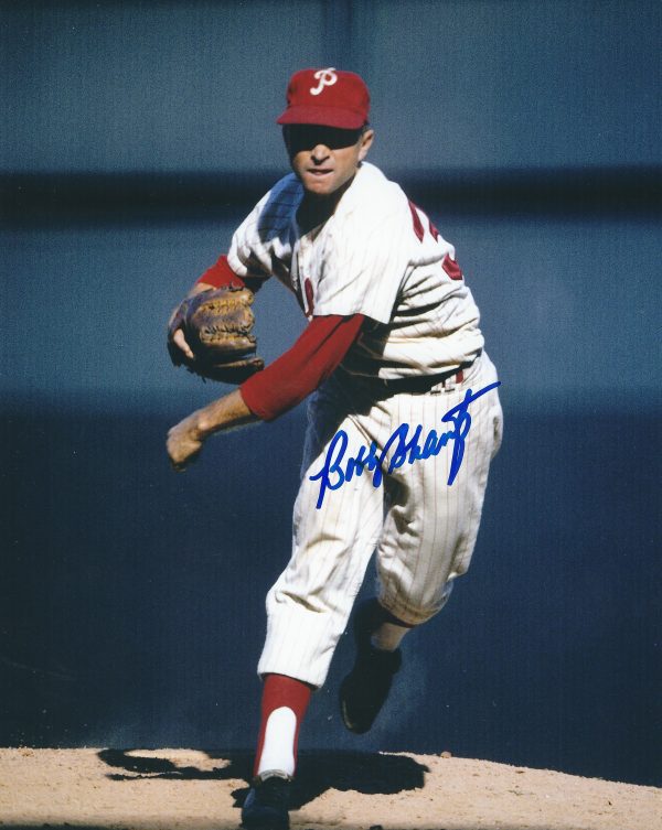 AUTOGRAPHED  BOBBY SHANTZ 8X10 Philadelphia Phillies Photo
