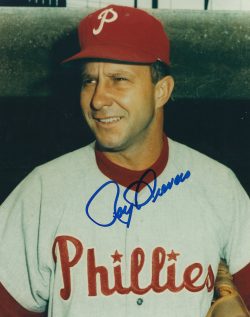 AUTOGRAPHED ROY SIEVERS 8x10 Philadelphia Phillies Photo